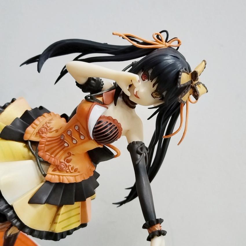 24CM Date a live Novel Tokisaki Kurumi Nightmare Girl figure PVC Anime Action Toy Game Collectible Model Adult Doll Gifts