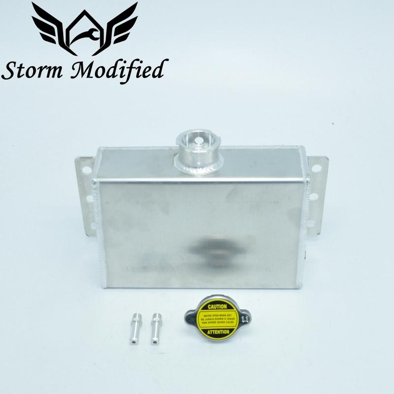 Universal 1.6L Coolant Overflow Tank Reservoir Kit