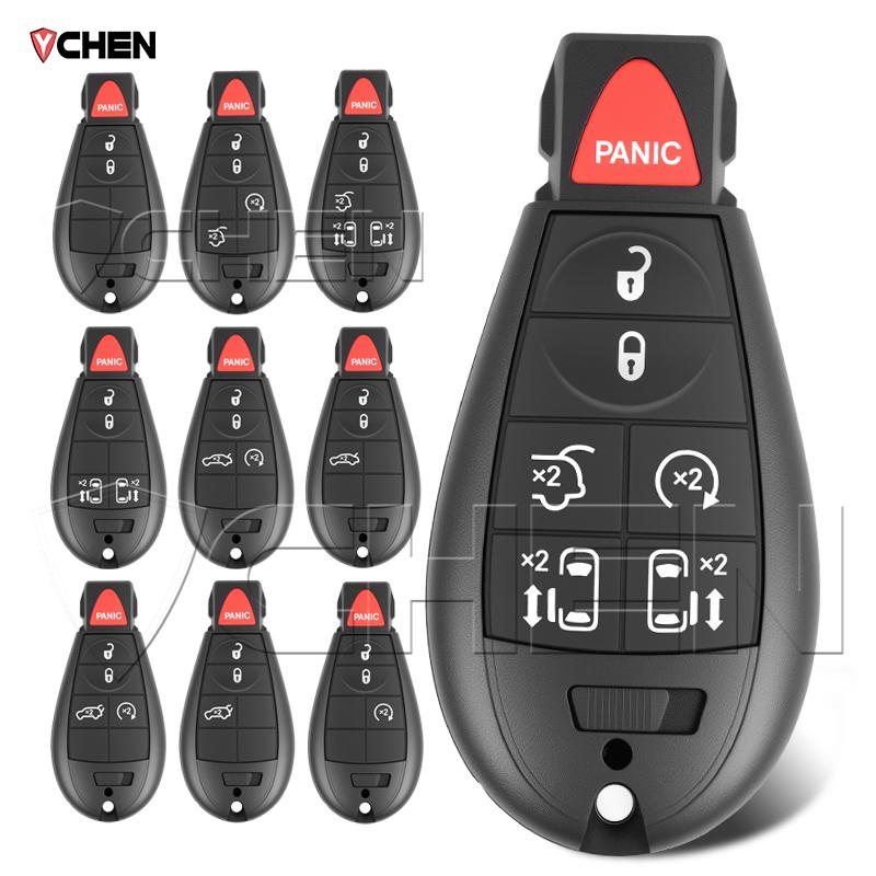 Remote Housing Cover For Chrysler Town Country For Jeep Grand Cherokee For Dodge Journey Ram Charger Caravan Magnum Key Shell