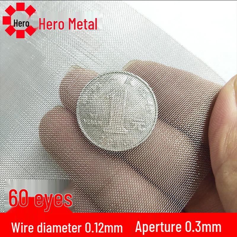 304 Edelstahlgewebe, 6-500 Maschen, Industrielles verdicktes Metalldrahtfilter.