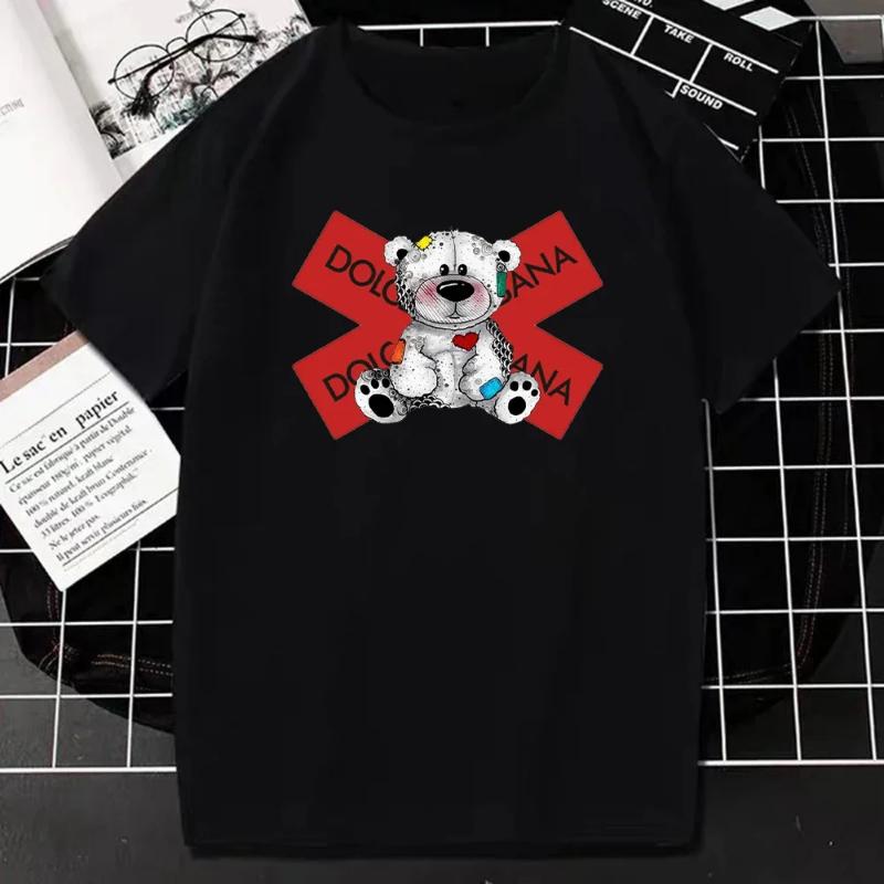 Kycklingleken Titta inte på kycklingen Rolig kyckling T-shirt Tryckt grafisk T-shirt Damkläder Ropa Hombre