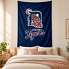 Detroit Tigers Tapestry Highquality for Decorating Living Room Bedroom Dorm Walls Ideal As Bedroom Wallart Orholiday Gift