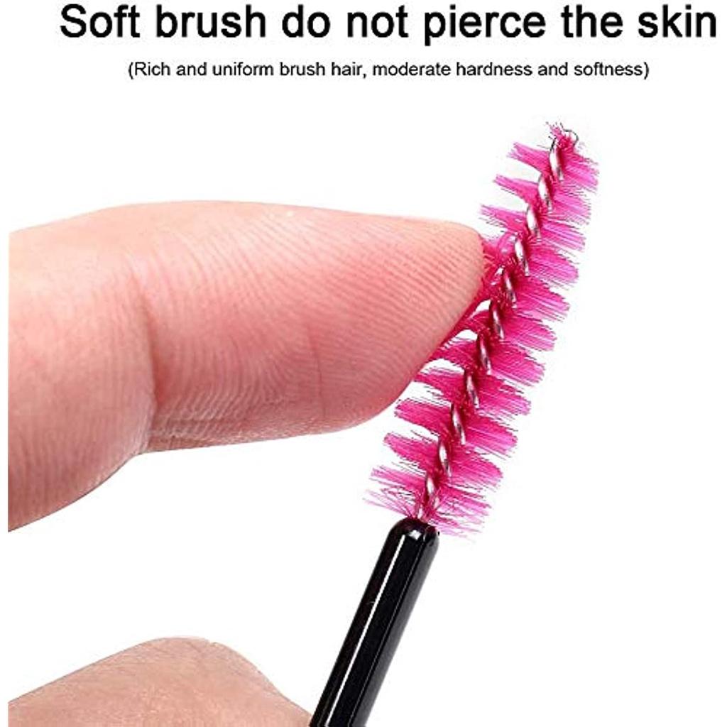 200 Einweg-Wimpernmaskenpinsel, Augenbrauen-Make-up-Applikator-Pinsel-Set