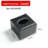 Modern Leather Tissue Box for Living Room & Coffee Table, Personalized with Logo