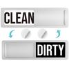 Dishwasher Clean Dirty Sign Strong Magnet, Non Scratching with Double Sided Adhesive, Easy To Read Slide Indicator