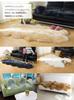 Craft Works Sheepskin Rug (Natural / Long Hair / Single Rug / 60 x 90cm) Taupe (Washable / Carpet / Wool) Sheepskin Rug (1 Rug)