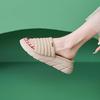 New Spring And Summer Thick-Soled Heeled Sandals Lightweight Non-Slip Comfortable And Casual Women's Shoes Anti-Slip Fashion