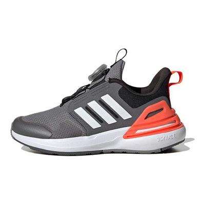 Rapidasport Boa Low Top Running Shoes Kids Sneakers Gray Orange HP2765