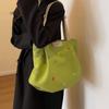 Casual Student Tote Bag Simple Women's Single-shoulder Bag Embroidery Letter Handbag  Work Travel