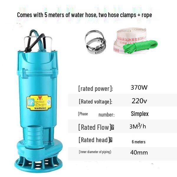 220V Septic & Irrigation Pump: High-Head Sewage & Drainage Solution