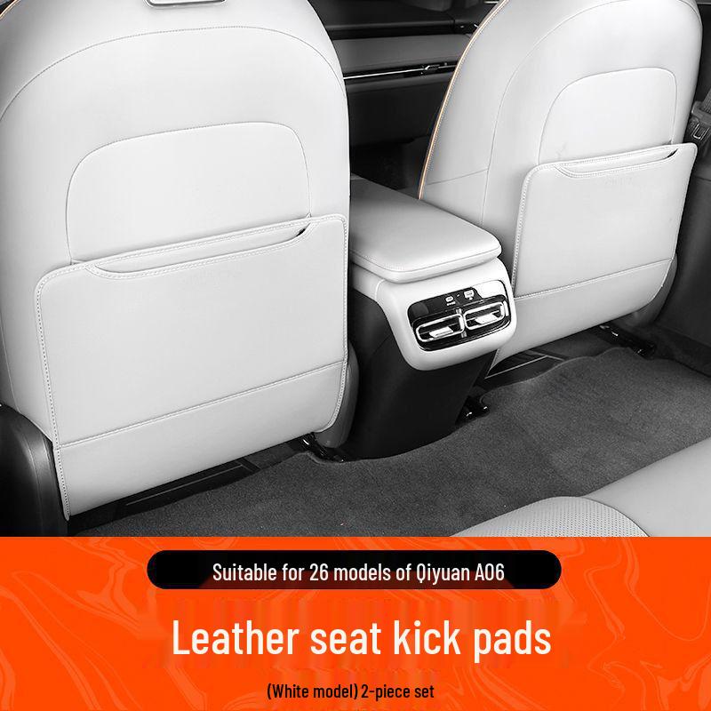 KAIYUAN A06 Rear Seat Kick Mats - Anti-Dirt Protection Pads for Interior Accessories