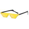 1PC Black mosaic sunglasses anime mischievous dark glasses mosaic pixel glasses disco funny toys