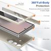 Pour Samsung Galaxy Z Fold 7 6 5 4 3 Étui de protection de téléphone en verre trempé magnétique pliable à 360° et couvrant tout