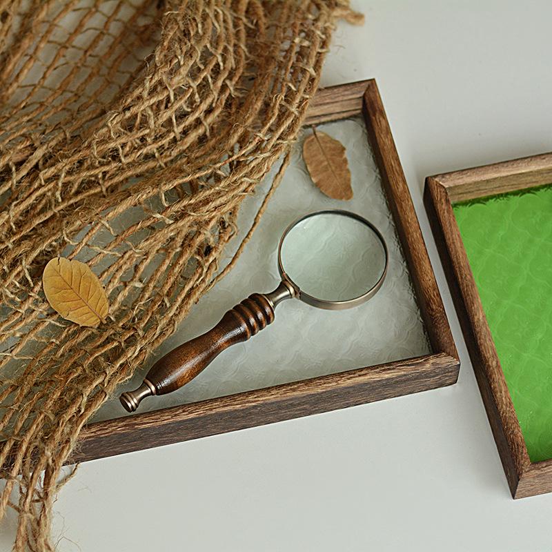 Vintage Woven Burlap Mesh Fabric for Still Life Photography Props