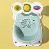 Infant Bathtub Seats for Sit-Up Bathing Baby Bath Seats with Bottom Suction Cups Provides Backrest Support Easy Remove
