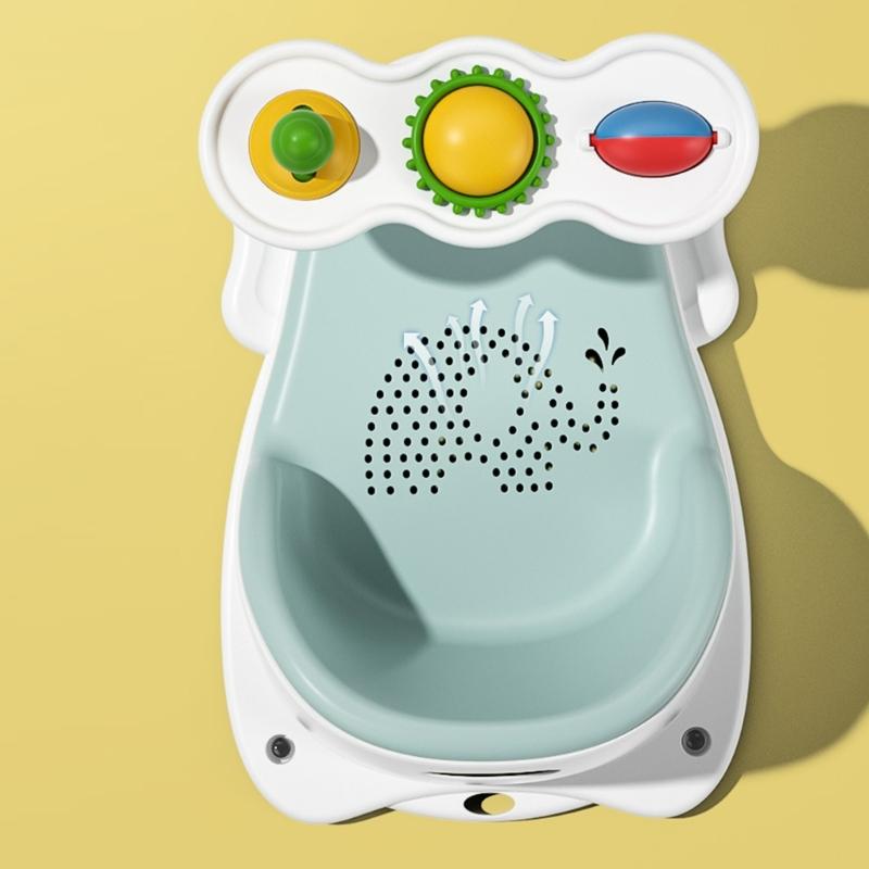 Infant Bathtub Seats for Sit-Up Bathing Baby Bath Seats with Bottom Suction Cups Provides Backrest Support Easy Remove