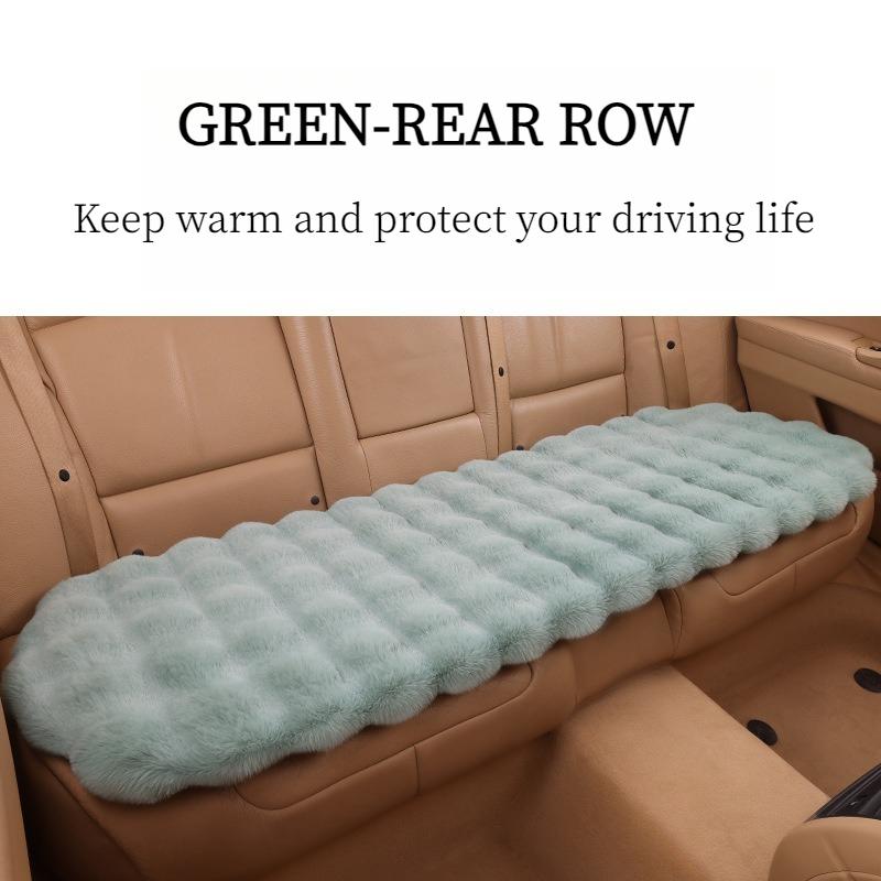 Plush Car Seat Cushion Set All-Season Soft Foam Padding with Thermal Insulation & Non-Slip Design Fit for Cars, SUVs, Trucks Winter & Everyday Use