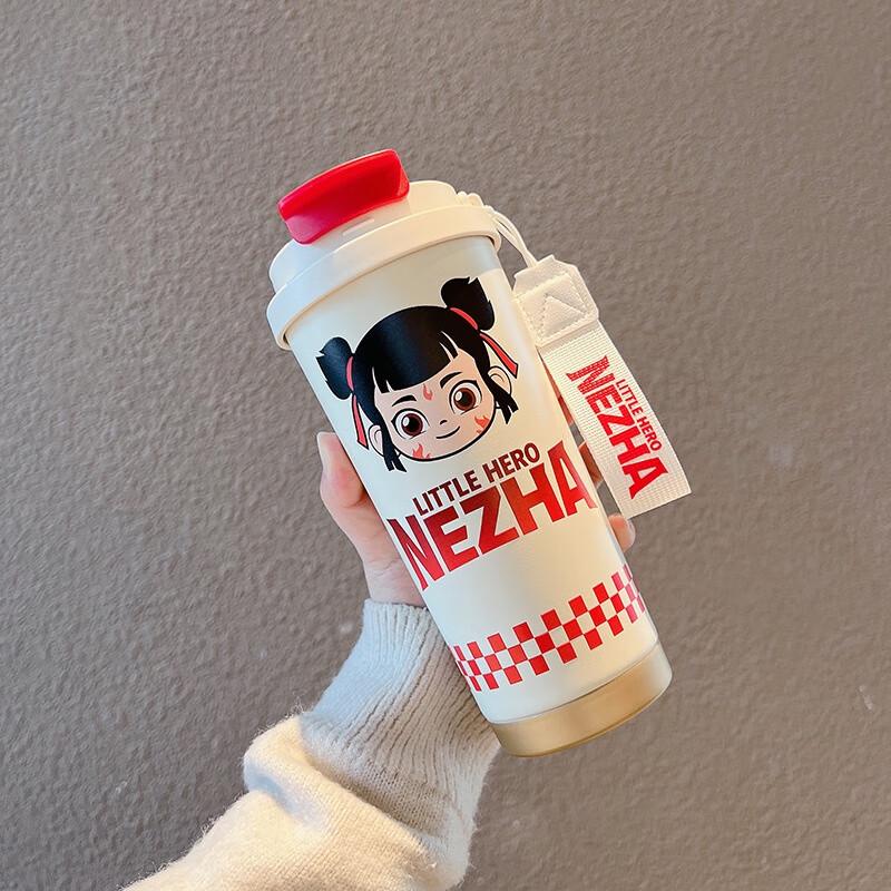 Nufeng 316 Stainless Steel Ceramic Lined Dual-Drink Insulated Tumbler