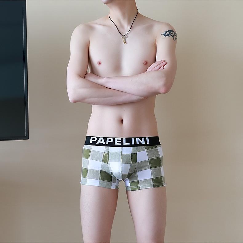 

Мужское нижнее белье Хлопковое Клетчатое Больших и Очень Больших Размеров 3XL