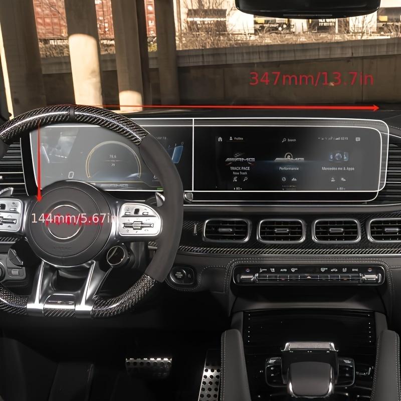 12.3 Inch For Mercedes-Benz GLE GLS 350 450 E Series - Touchscreen Tempered Glass Protector Film Interior Accessories