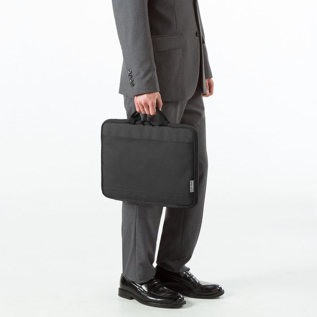 SANWA SUPPLY PC Inner Case with Handle (14-inch Wide) IN-GH14BK