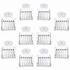 10Pcs Stainless Steel Queen Bee Clip Silver Queen Bee Cage Easy To Use Queen Bee Catcher  Apiculture