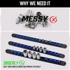 Large Capacity ABS Socket Organizer 1/4Inch 3/8Inch 1/2Inch Socket Clip Rail Holder Socket Rack