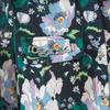 MAXZA Flower Pattern Chain Decoration Bell Sleeve Shirt Blouse Zb09qb607on