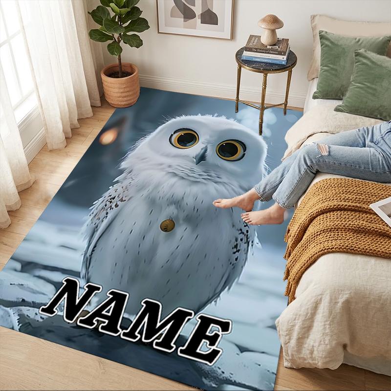 Custom Name Harry Potter Living Room Non-Slip Area Rug Soft Carpet for Bedroom Kids Playroom Sofa Office Home Decor Doormat