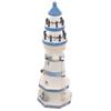 Wood Lighthouse Vintage Mediterranean Style Size 23 Home Office Decoration Sturdy Handcrafted Tabletop Ornament Lighthouse