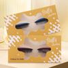 Lazy Self-Adhesive 1 Pair Of Colored Eyeshadow False Eyelashes, Boxed Natural Thick Curled Eyelashes