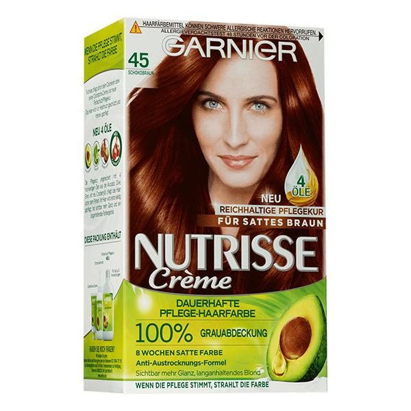 Garnier Nutriz Hair Color Chocolate Brown 45
