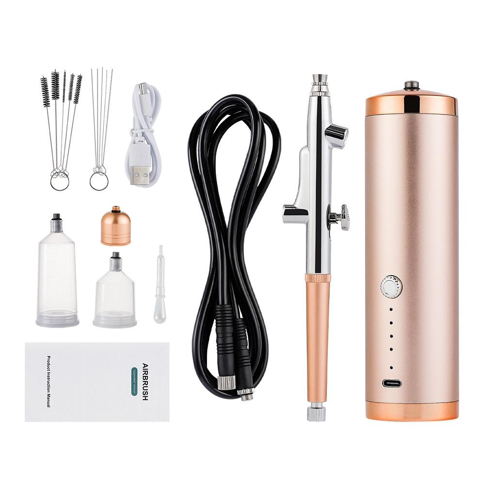 150cm Air Tube Portable Nails Airbrush Kit Compressor Nail Paint Spray Gun Makeup Cake Pastry Painting Sprayer Barber Hair Dye