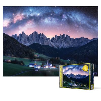 2000-piece Jigsaw Puzzle - Dolomiti's Starry Milky Way Sky, Popular Korean Puzzle
