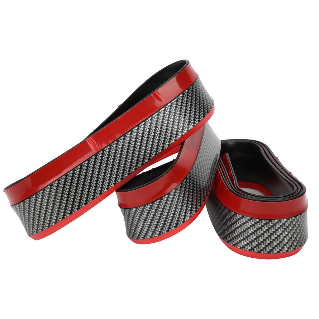 Front Bumper Lip Sticker Rubber Protector Side Skirt Anti Collision Strip Guards