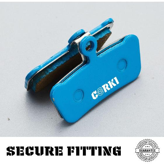 2 Pairs Bicycle Disc Brake Pads for Sram Guide RSC Avid XO Elixir 7 9 Trail 4 Piston MTB Disc Brakes (Resin,Semi-Metallic,Sintered Metal)