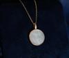 Starry River S925 Silver & 14K Gold-Plated Necklace with Zircon, Mother-of-Pearl, Sapphire, Star & Moon Pendant