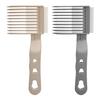 2Pcs Barber Fade Comb Professional Positioning Blending Curved Hair Clipper Comb Home Salon Hairdresser Men Hair Cutting Comb Barber