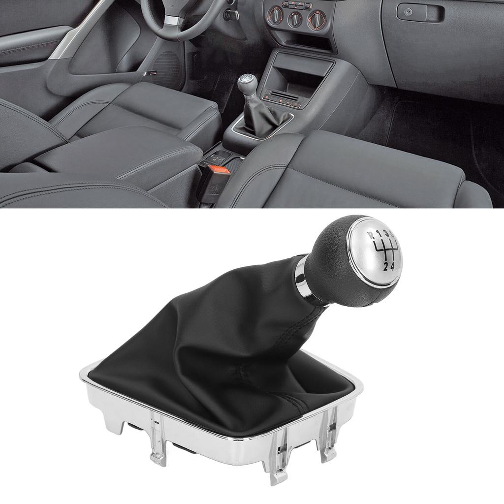 Gear Knob Boot Set 5 Speed PVC Leath Gearstick Lev Gait Kit