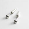 Women Men Round Ball Spike Earrings Stainless Steel Earrings Stud Earrings Punk Gothic Jewelry Gifts for Earrings Lovers