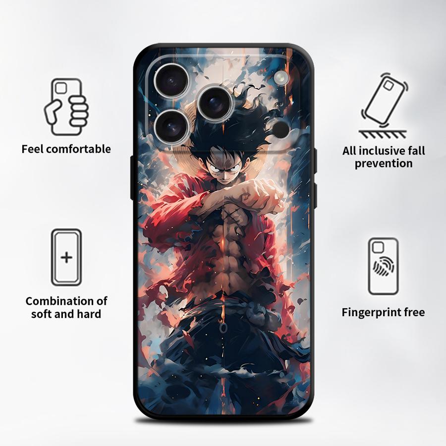 Case for iPhone 17 Pro Max Air 14 7 8 16 15 Plus 12 11 13 Mini SE XS XR Funda Phone Cover Anime OneS P-ieceS