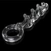 Plug Anal Baguette en Cristal de Verre en Spirale