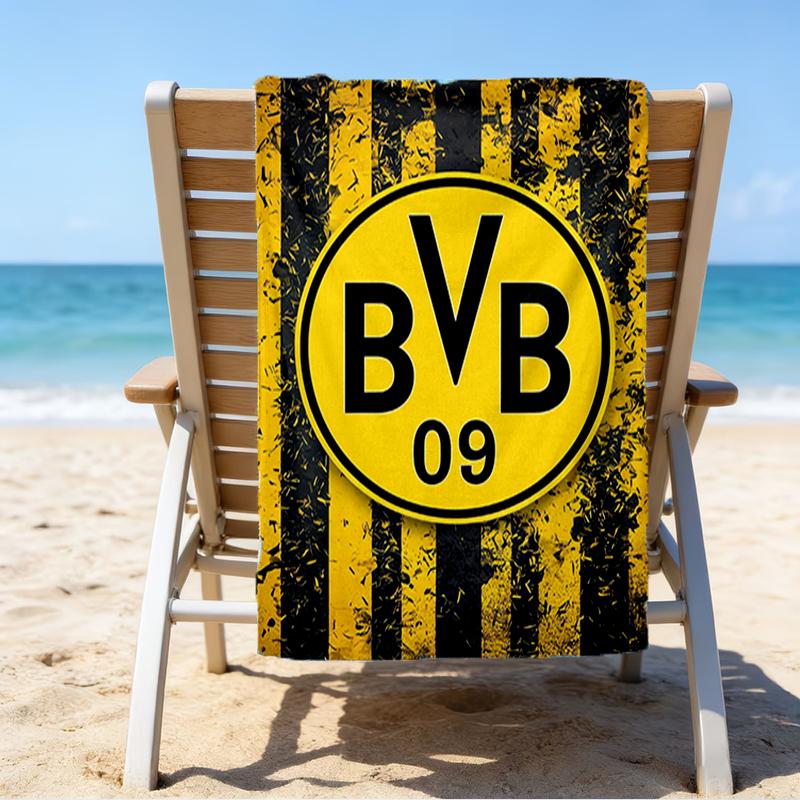 Ultra-Soft Beach Towel with BVB Theme,Ideal for Pool - Camping, Diving - Perfect Travel Essential, Vibrant Beach Towel.