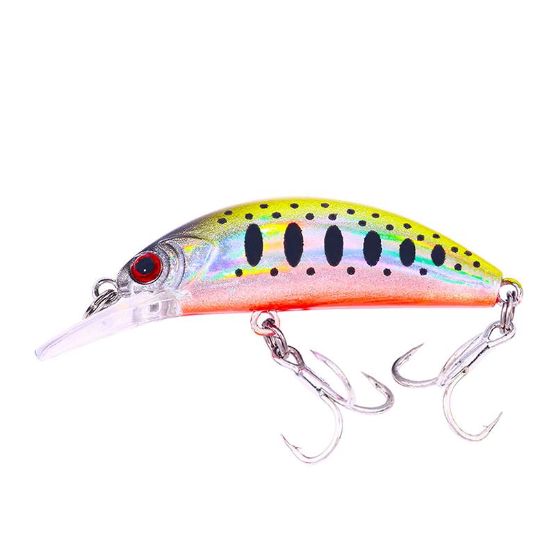 1Pcs Mini Sinking Minnow Fishing Lures 60Mm 5.5G Perch Wobblers Hard Deep Diving Artificial Bait Tackle