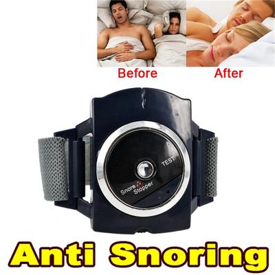 Professional Electronic Anti Snore Wristband Auto Cessation Cure Solution Sleeping Night Guard Biosensor