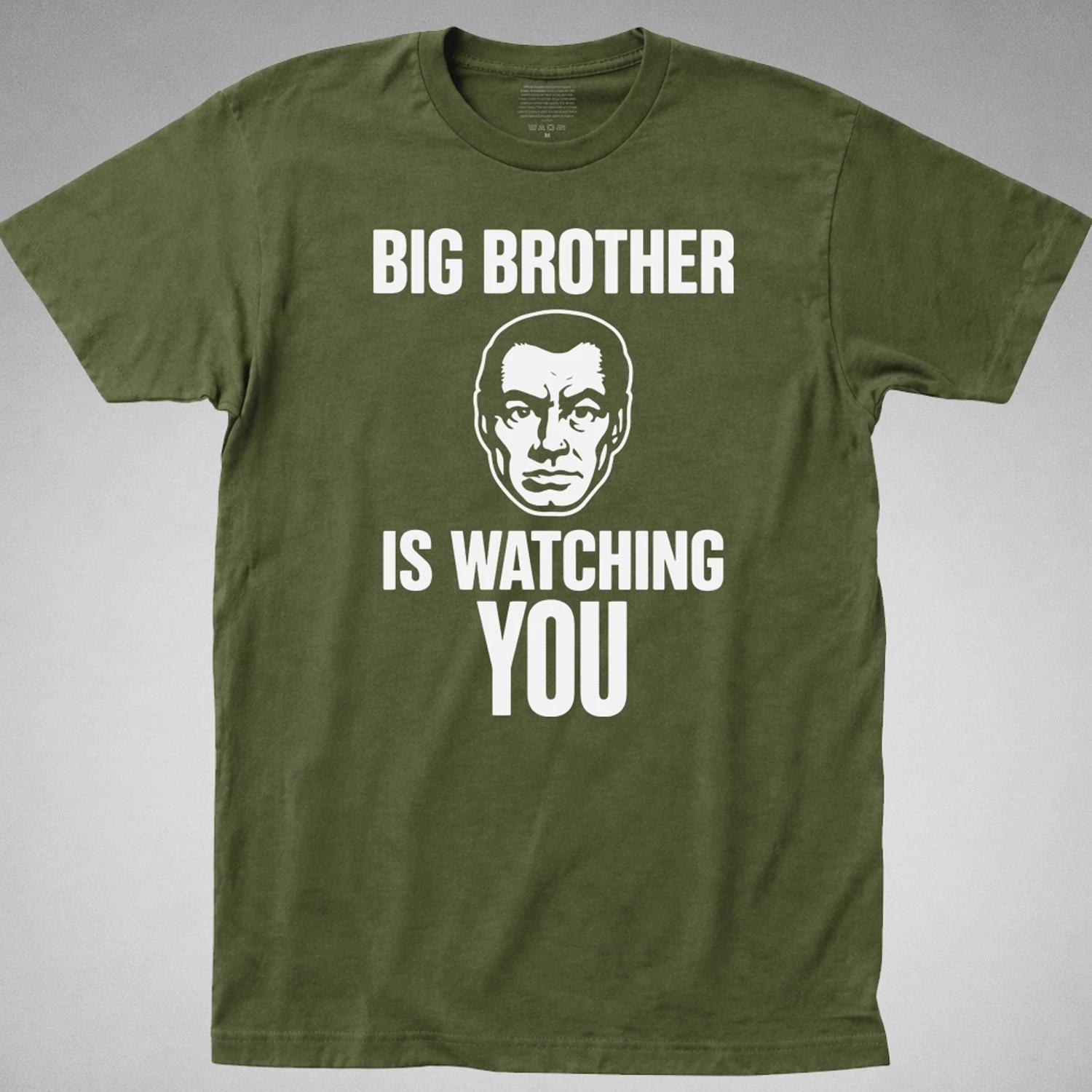 1984 Big Brother T Shirt watching you george orwell propaganda anti government XXXL