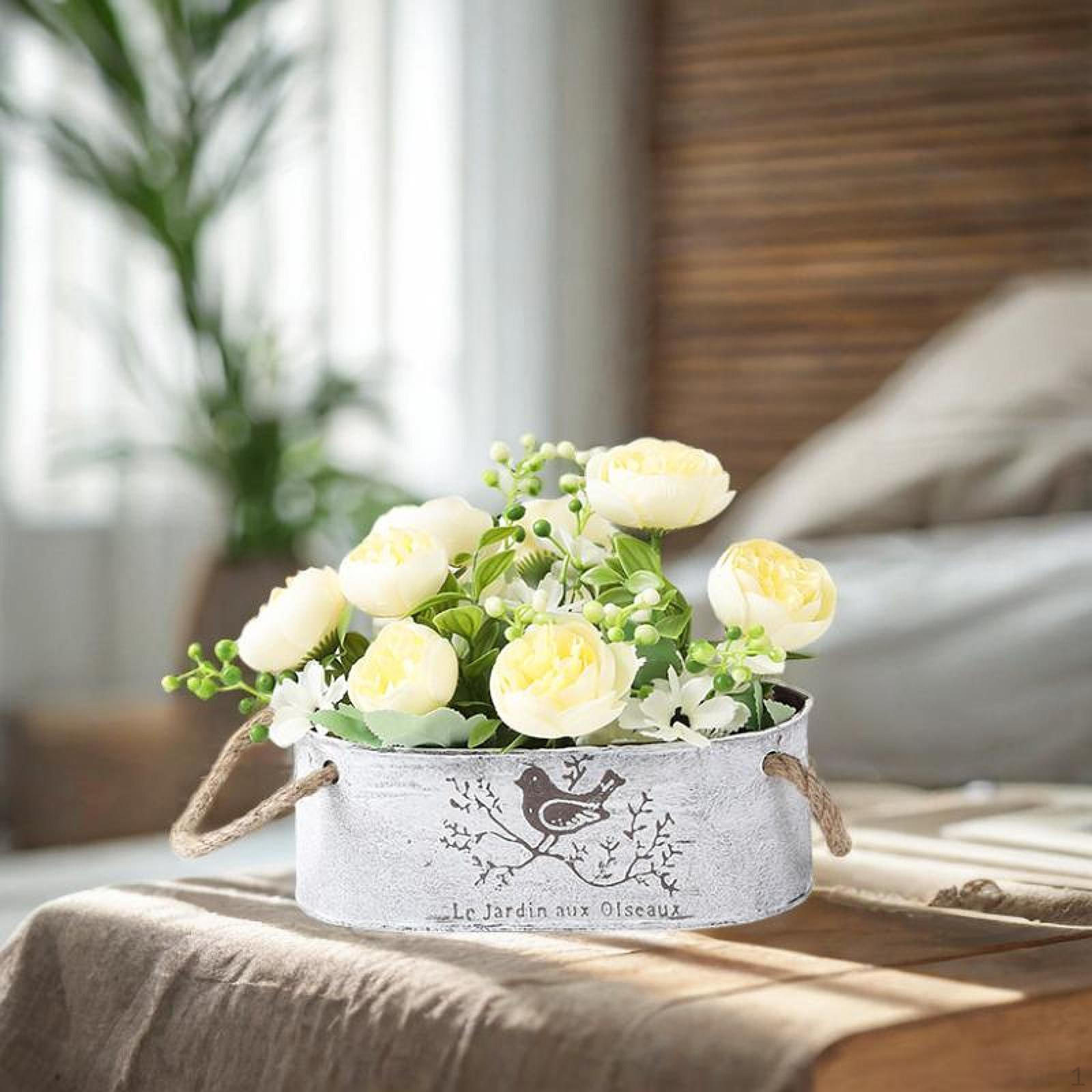 

Container with Handle for Plants And Decor 21x11x8cm