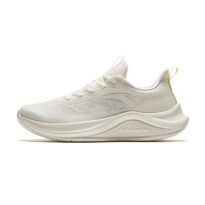 Cushioned Wear Resistant Breathable Lightweight Low Top Casual Running Shoes Women's Beige Sneakers 922425509-1