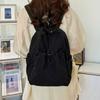 Nylon Travel Backpack Lightweight Student Schoolbag Fashion Drawstring Backpack  Outdoor