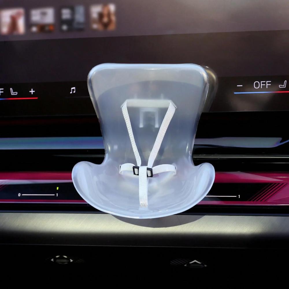 15-17cm Car Doll Seat Labubu Doll Safety Seat Cute Doll Air Outlet Aromatherapy Decoration Car Interior Ornament Accessorie Gift